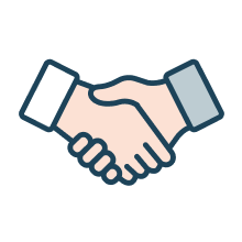 握手（商談成立）