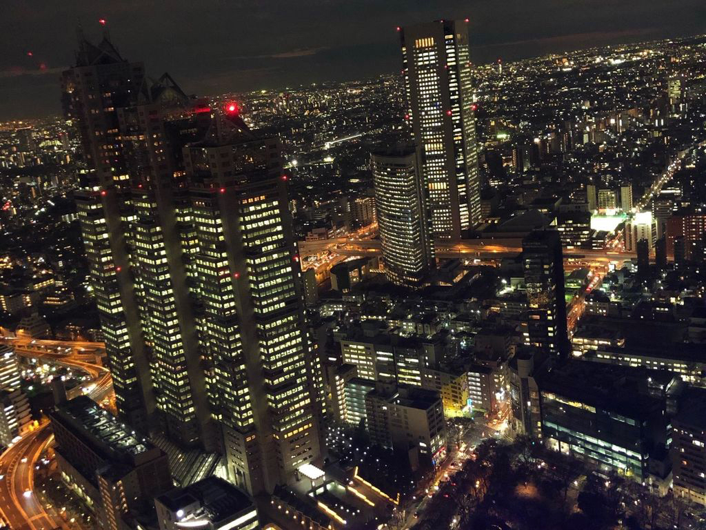 東京の街並みを一望 地上2mの絶景展望台 東京都庁展望室 は夜景も凄い Recotrip レコトリップ