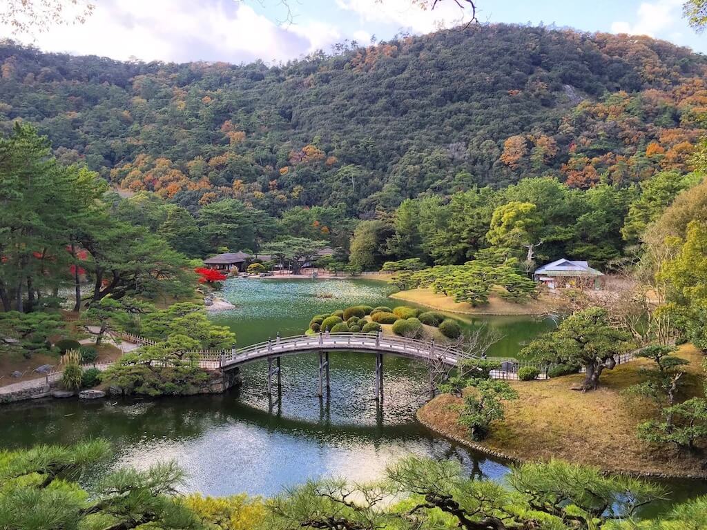 市販 栗林公園 屋島 ポストカード 12枚セット hine.co.jp