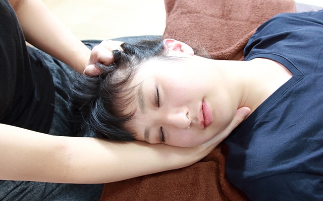 上半身のコルギ