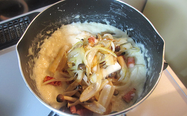 レンコンの和風グラタン