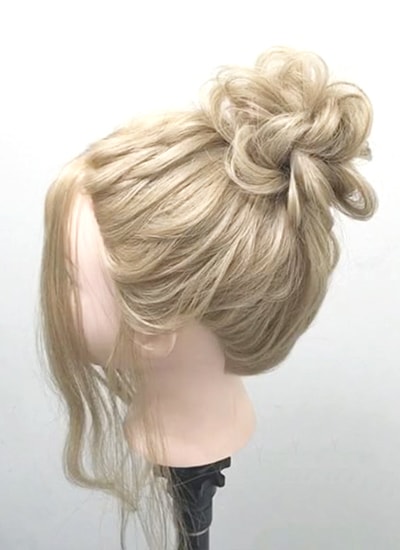 簡単無造作お団子