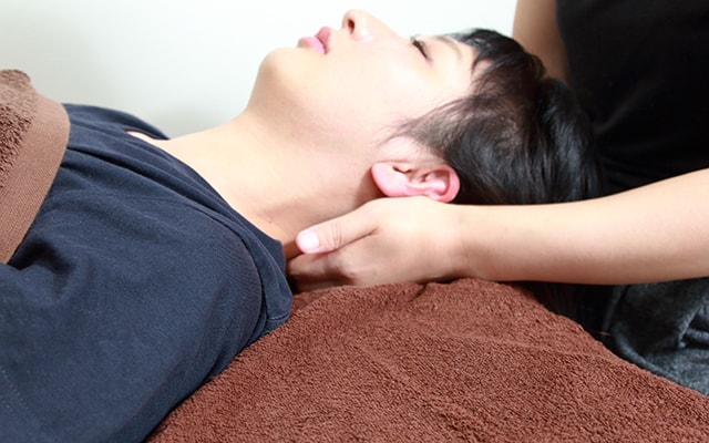 上半身のコルギ