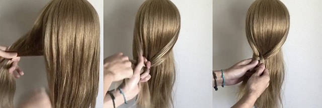 簡単だけどカッコよく決まる編み込み