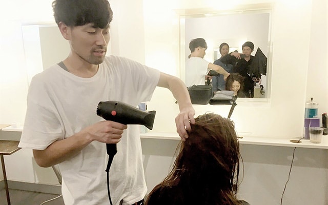 河野さんが現地の日本人アーティストと一緒に行った『Face2NY』