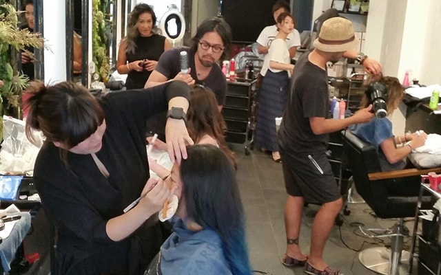 河野さんが現地の日本人アーティストと一緒に行った『Face2NY』