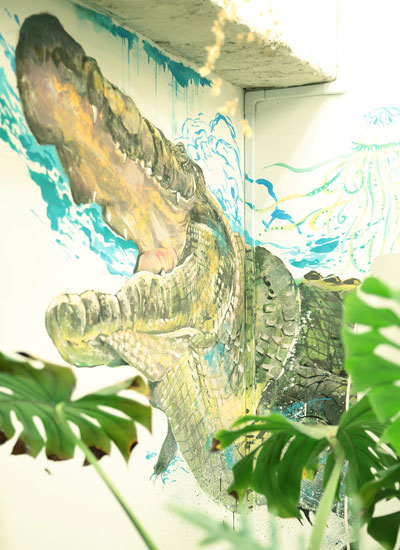 ワニノイラスト