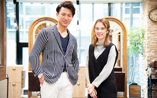 菅野久幸さん、菊池ステファニーさん