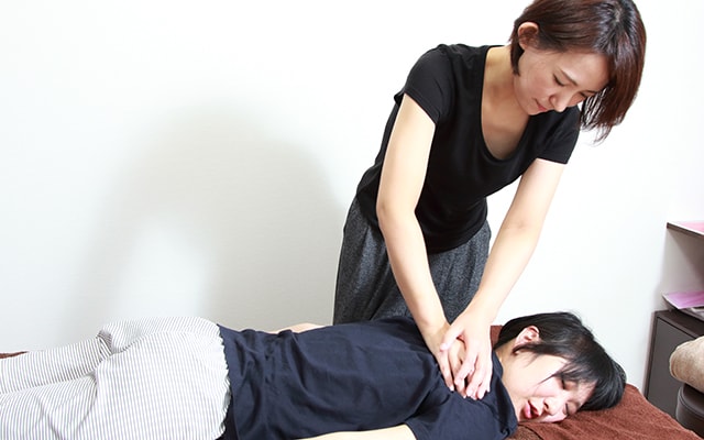 上半身のコルギ