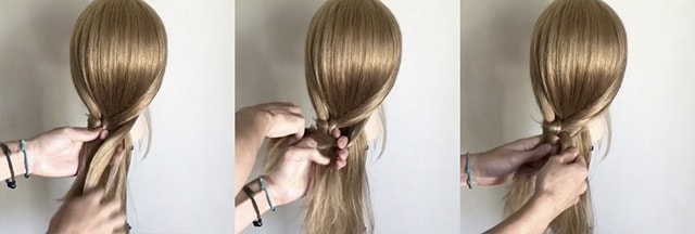 簡単だけどカッコよく決まる編み込み