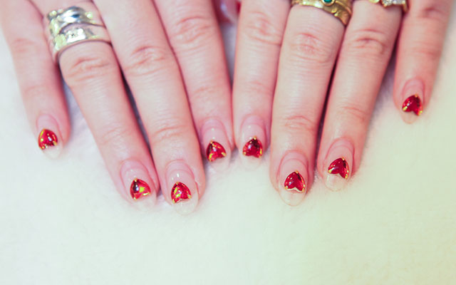 沼尻さんの手元