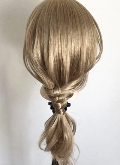 簡単だけどカッコよく決まる編み込み