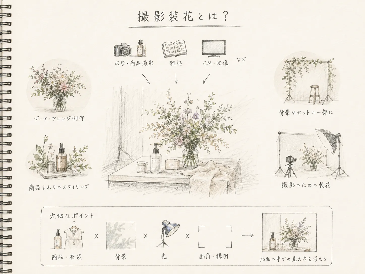 撮影装花とは