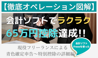 『【徹底図解】 会計ソフトでラクラク65万円特別控除~青色確定申告の詳細編~』のサムネイル