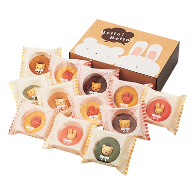 12 carino animal donutCAD-30