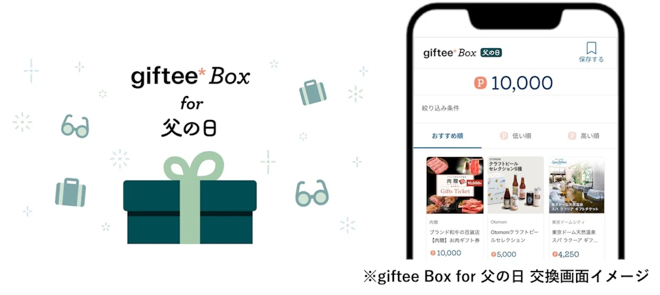 05 giftee Box for 父の日2024
