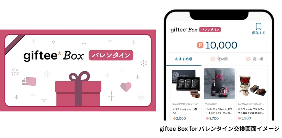 18 giftee Box forバレンタイン