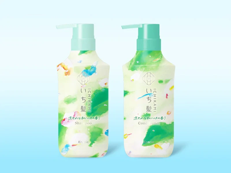 いち髪とh&s ジャンプー　ひんやり　はっか いち髪から夏限定“和ハッカ”シャンプー登場。涼感×さらさら仕上げで夏