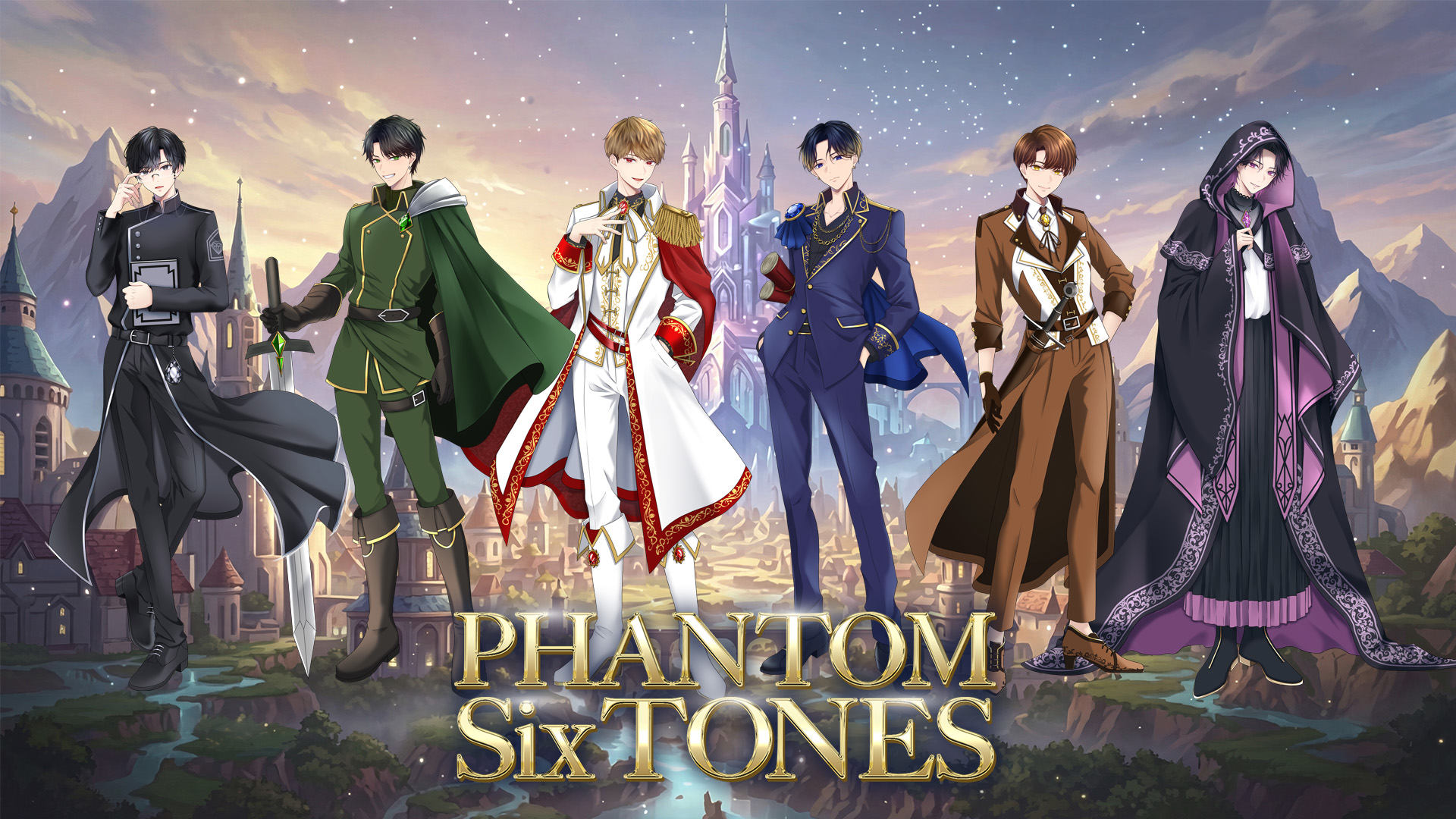 SixTONESの王国!?「PHANTOM SixTONES」公式サイトがオープン、6人が