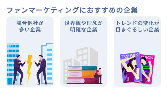 ファンマーケティングにおすすめの企業の特徴