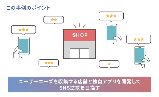 ラッシュのファンマーケティング成功事例の図解