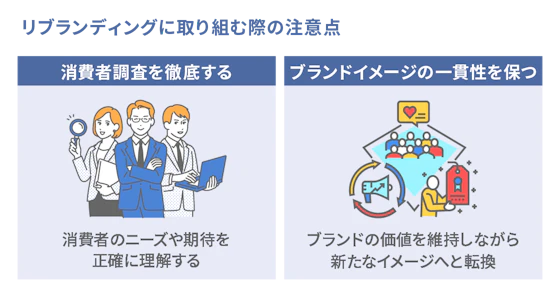 リブランディングの注意点