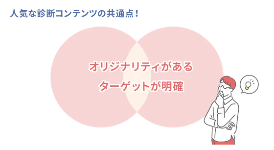人気の診断コンテンツの共通点