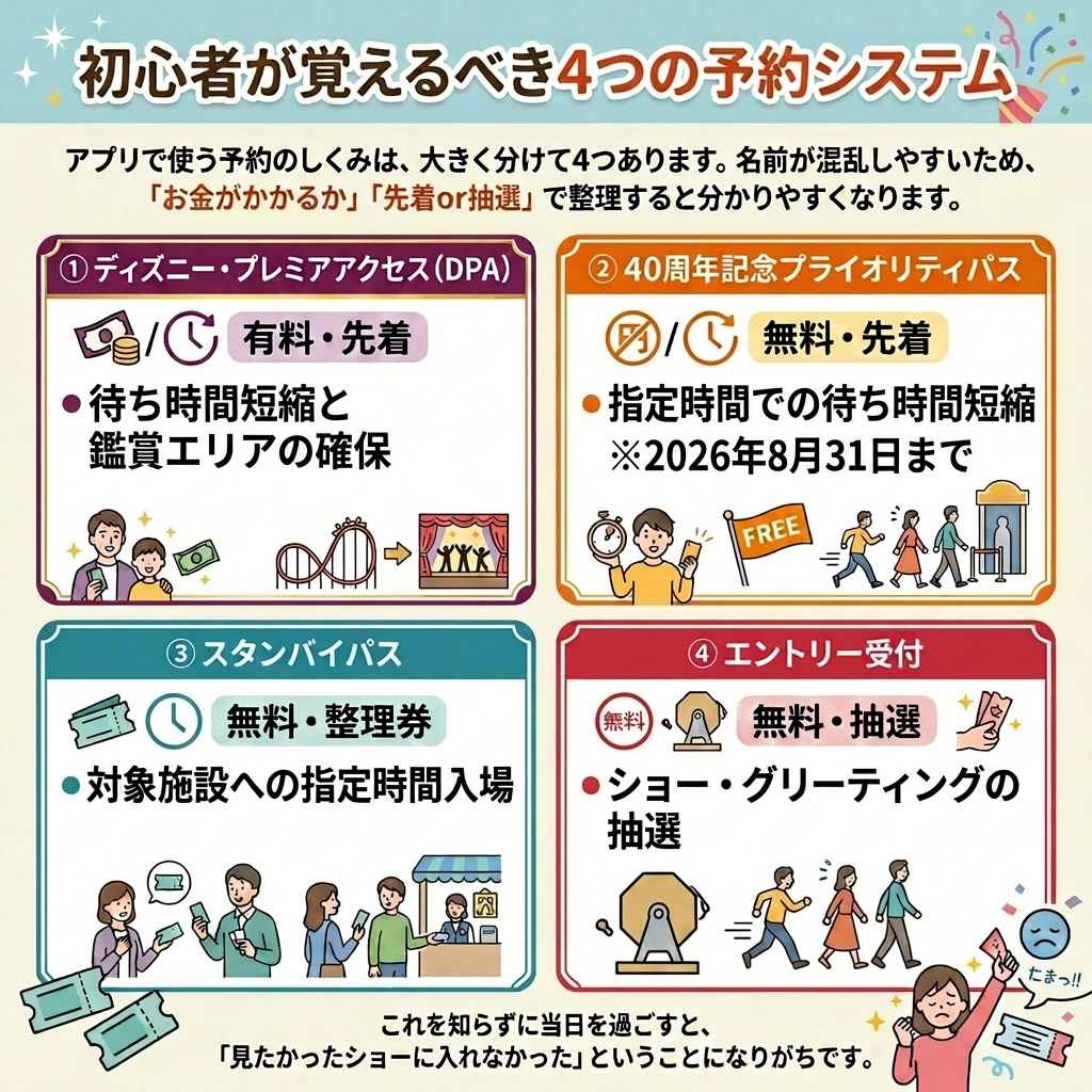 ４つの予約システム