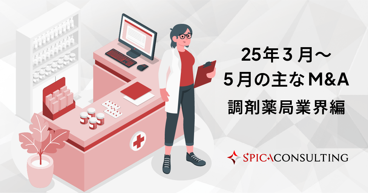 調剤薬局業界の2025年3月〜5月の主なM&A 画像
