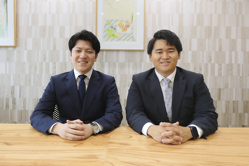 行動派×思考派？正反対のタイプの九州支店2023年新卒同期対談・益子 比呂武さん×竹田 駆さん