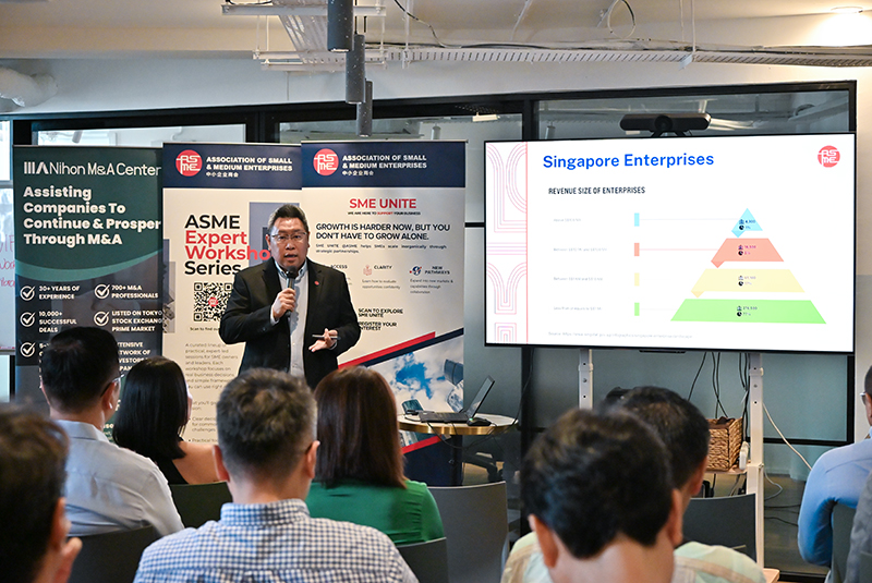 Nihon M&A Center Singapore Successfully Concludes Its First Joint Event with ASME Singapore