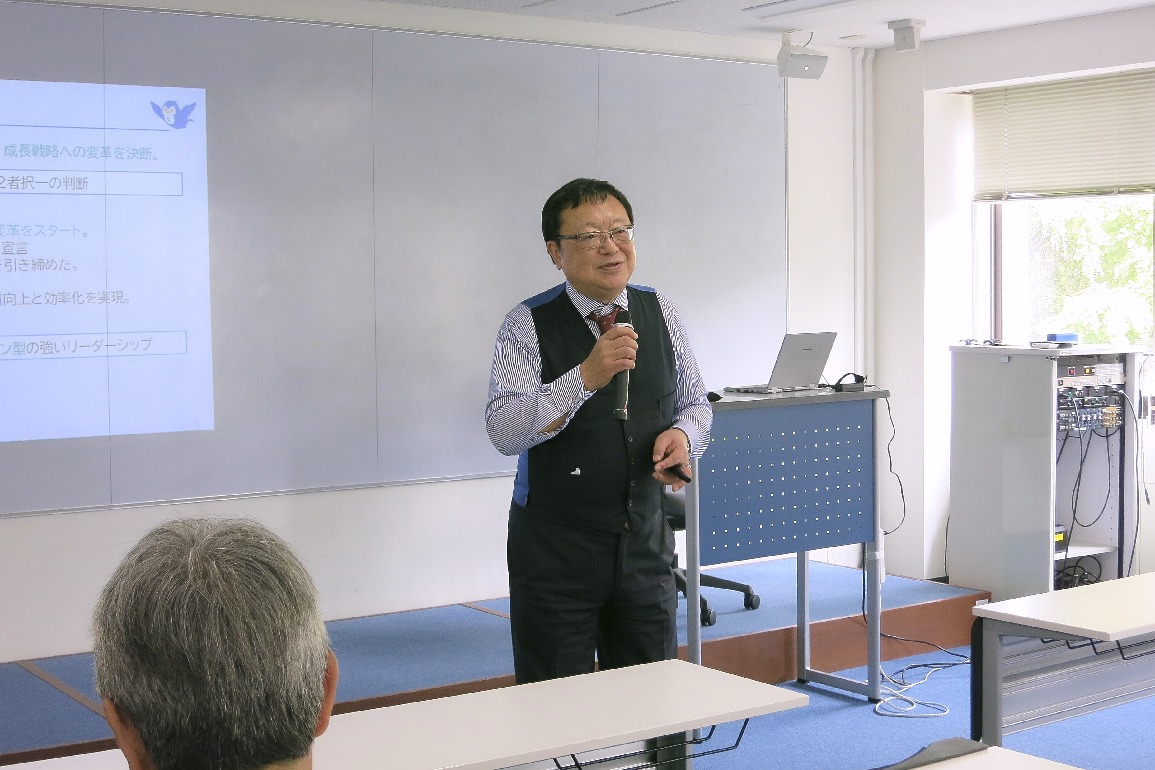 三宅社長登壇！京都大学経営管理大学院で経営手法とリーダーシップについて講義