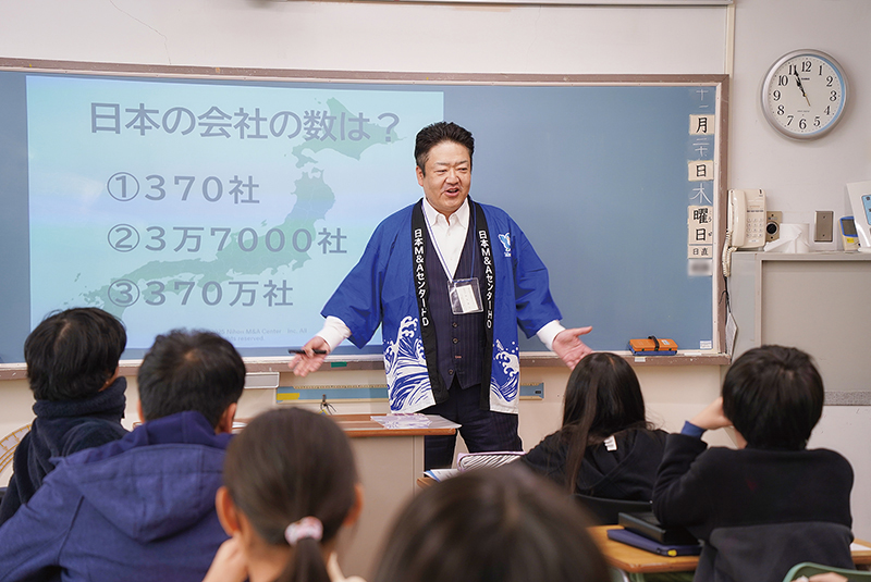 営業本部長 鈴木康之が行く！！港区立笄小学校 出前授業
