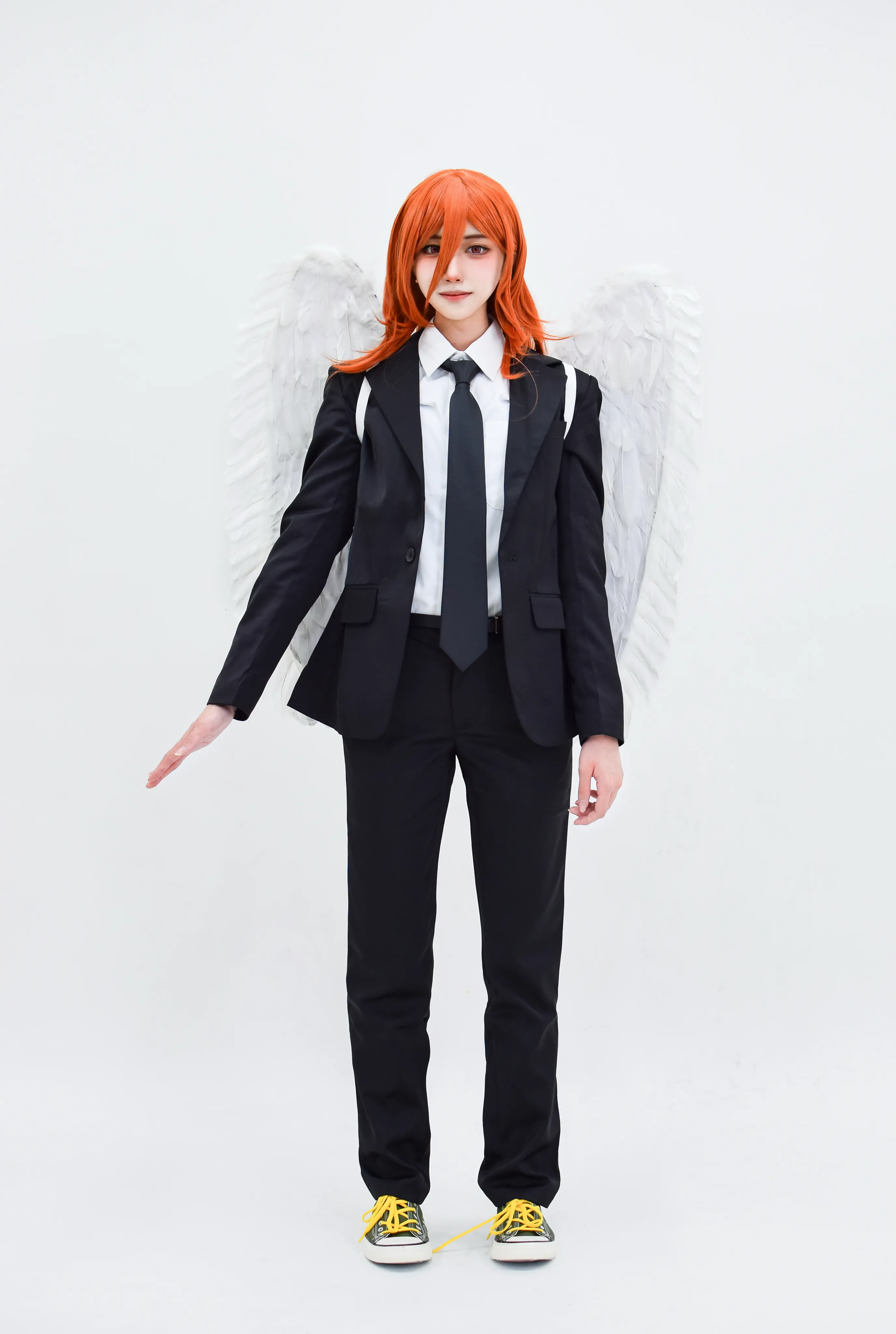 チェンソーマン／早川アキ・天使の悪魔】CLASSE製の黒スーツ衣装で実際