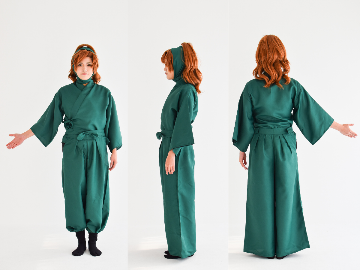 忍たま 善法寺 伊作 リバーシブル 試作品 コスプレ衣装 Mサイズ 忍たま 善法寺 伊作 リバーシブル 試作品 コスプレ衣装 Mサイズ