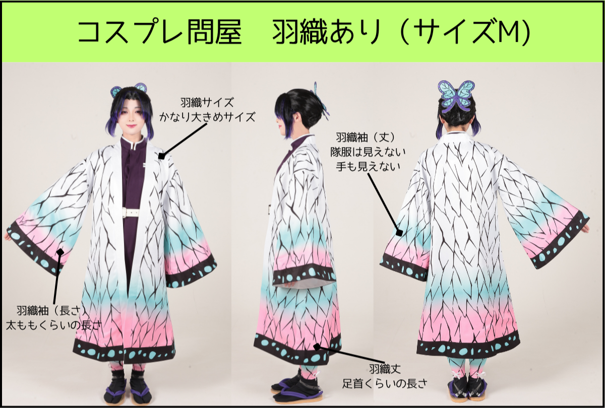 鬼滅の刃】胡蝶しのぶ風のコスプレ衣装5着徹底比較！｜鬼殺隊隊