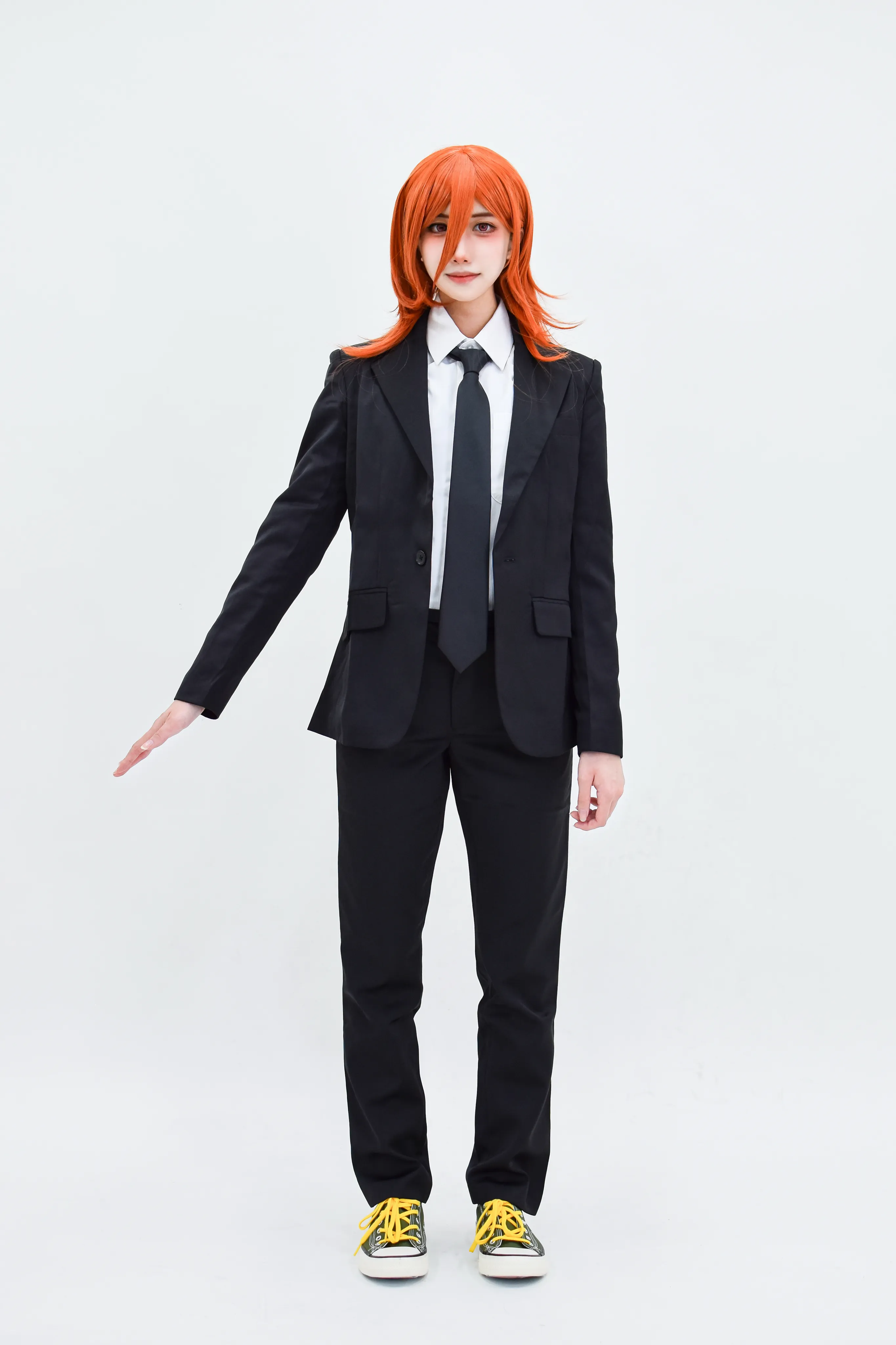 チェンソーマン／早川アキ＆天使の悪魔】コスプレ男装向け黒スーツ