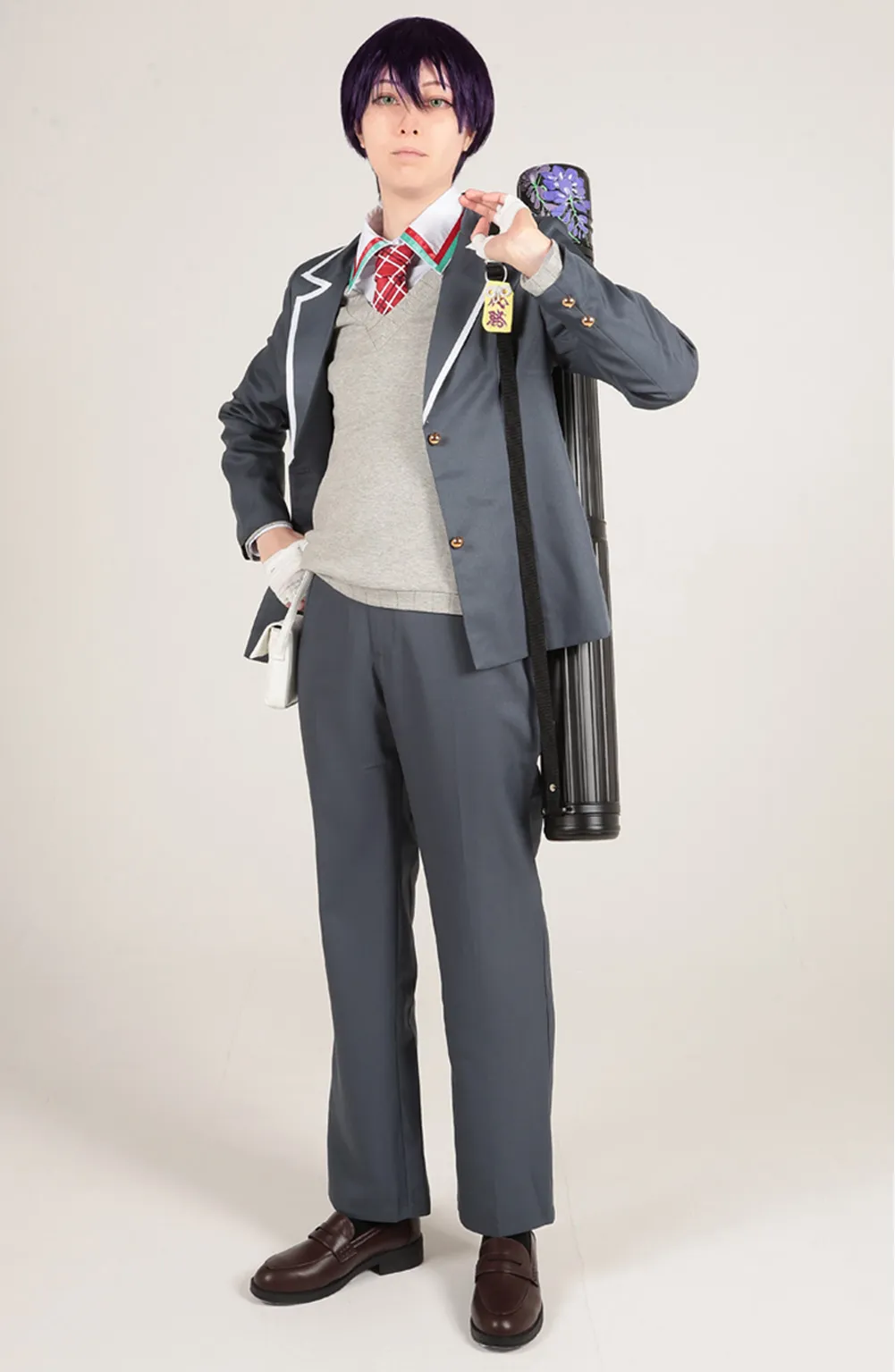ゆ*う様 剣持刀也 竹刀ケース コスプレ にじさんじ 剣持刀也 通常衣装 コスプレ 竹刀ケース お守り付き