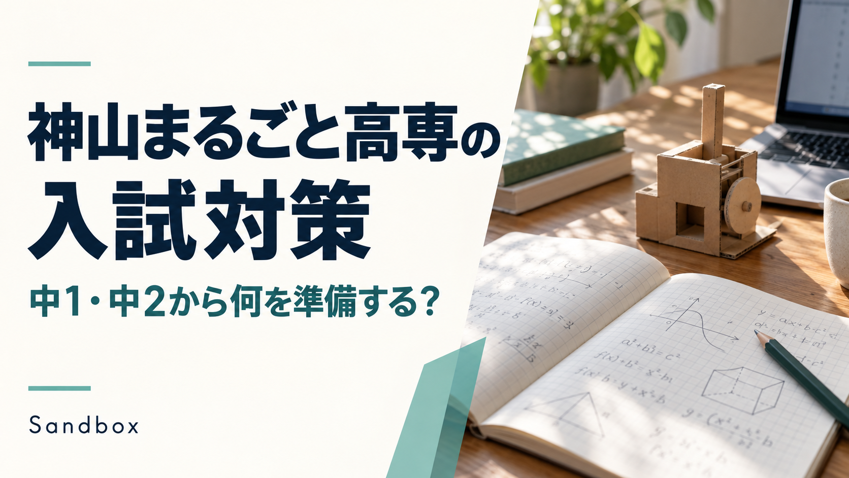 神山まるごと高専の入試対策｜中1・中2から何を準備すればいい？