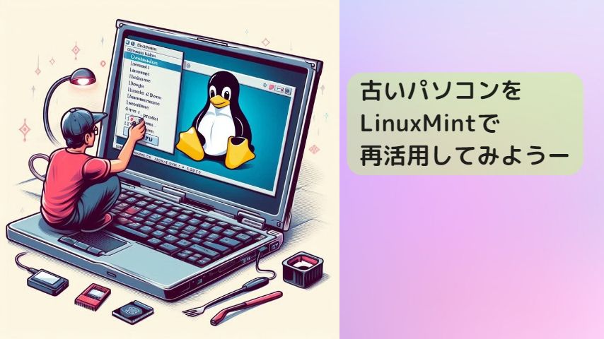 古いパソコンをLinuxMintで再活用してみようー