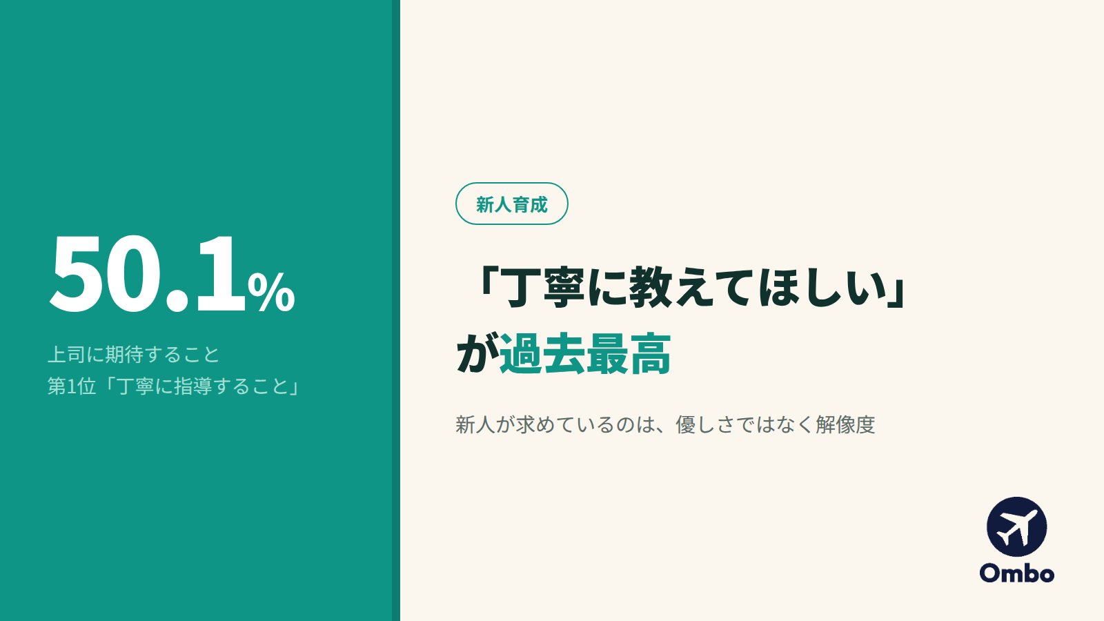 img_「丁寧に教えてほしい」が過去最高 ── 新人が求めているのは、優しさではなく解像度/