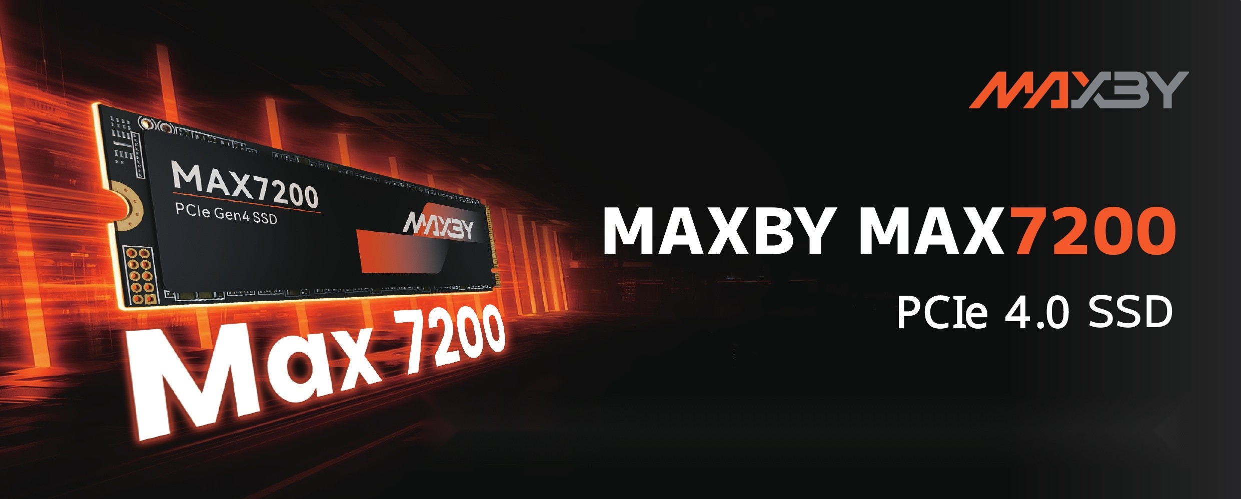 MAXBY製PCIe 4.0対応SSD「MAX7200-1TB」を日本国内初、店頭販売を開始