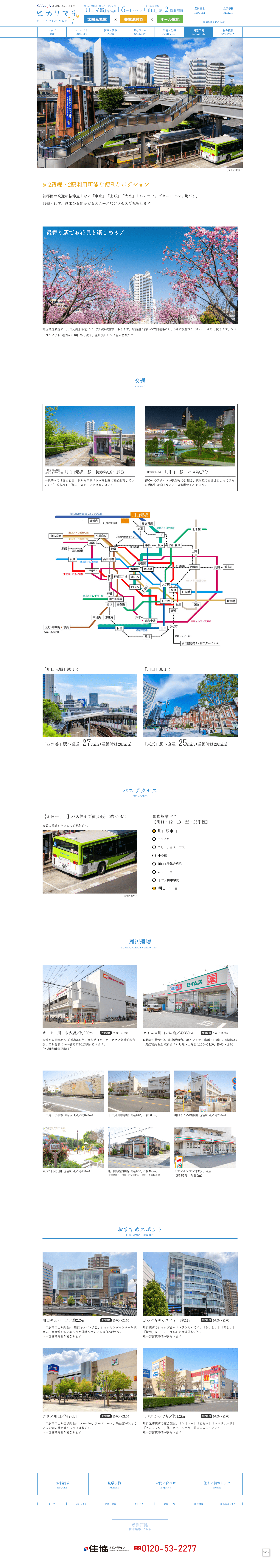 制作したサイトの実際の画像