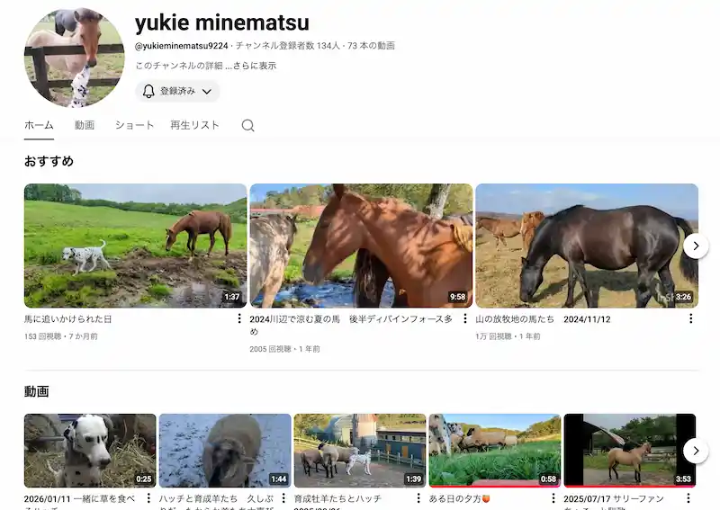 YouTubeチャンネル