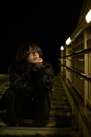 街中ポートレート