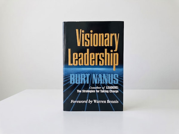 Cover of Visionary Leadership by Burt Nanus, published in 1992.