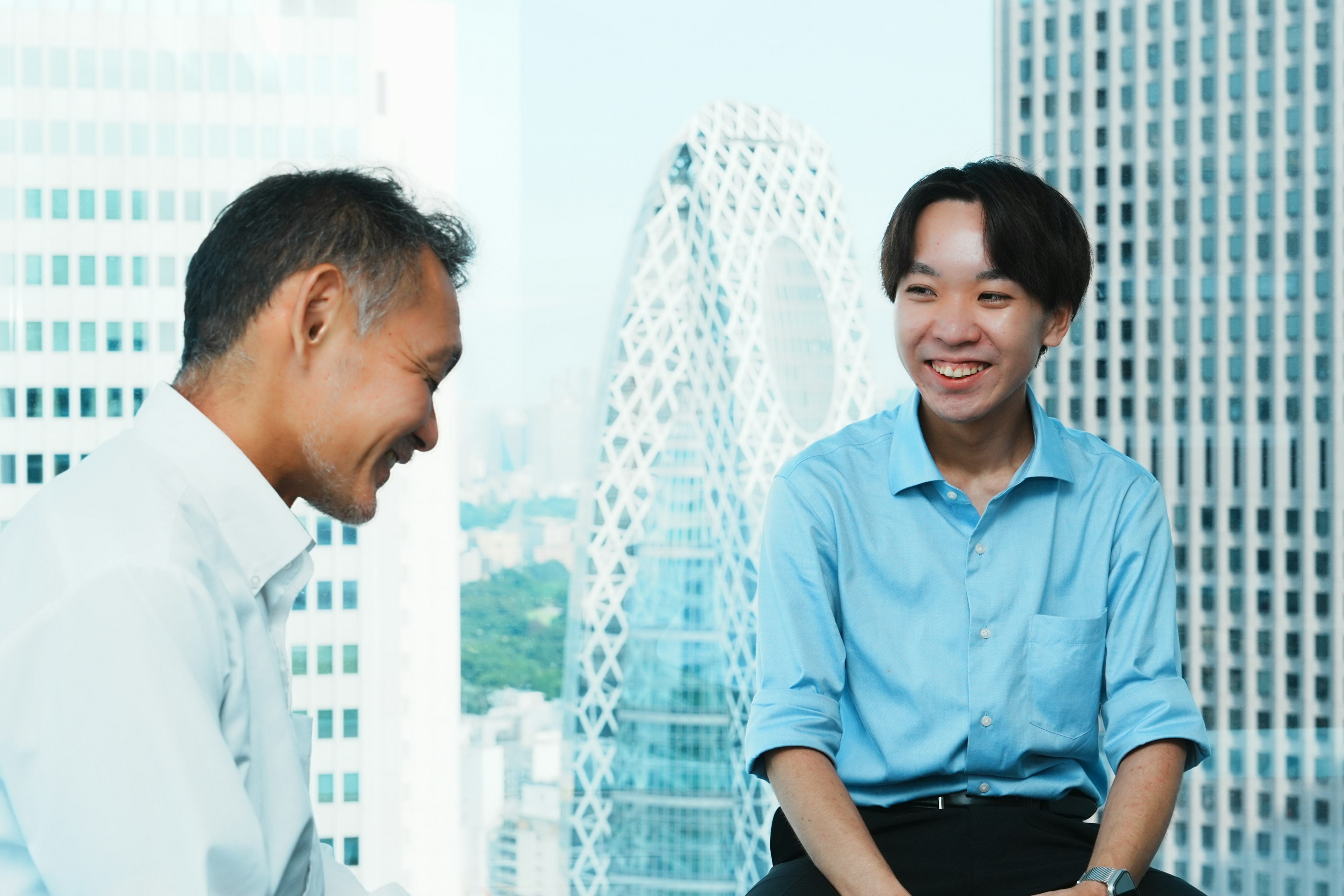 社員同士の対話の様子