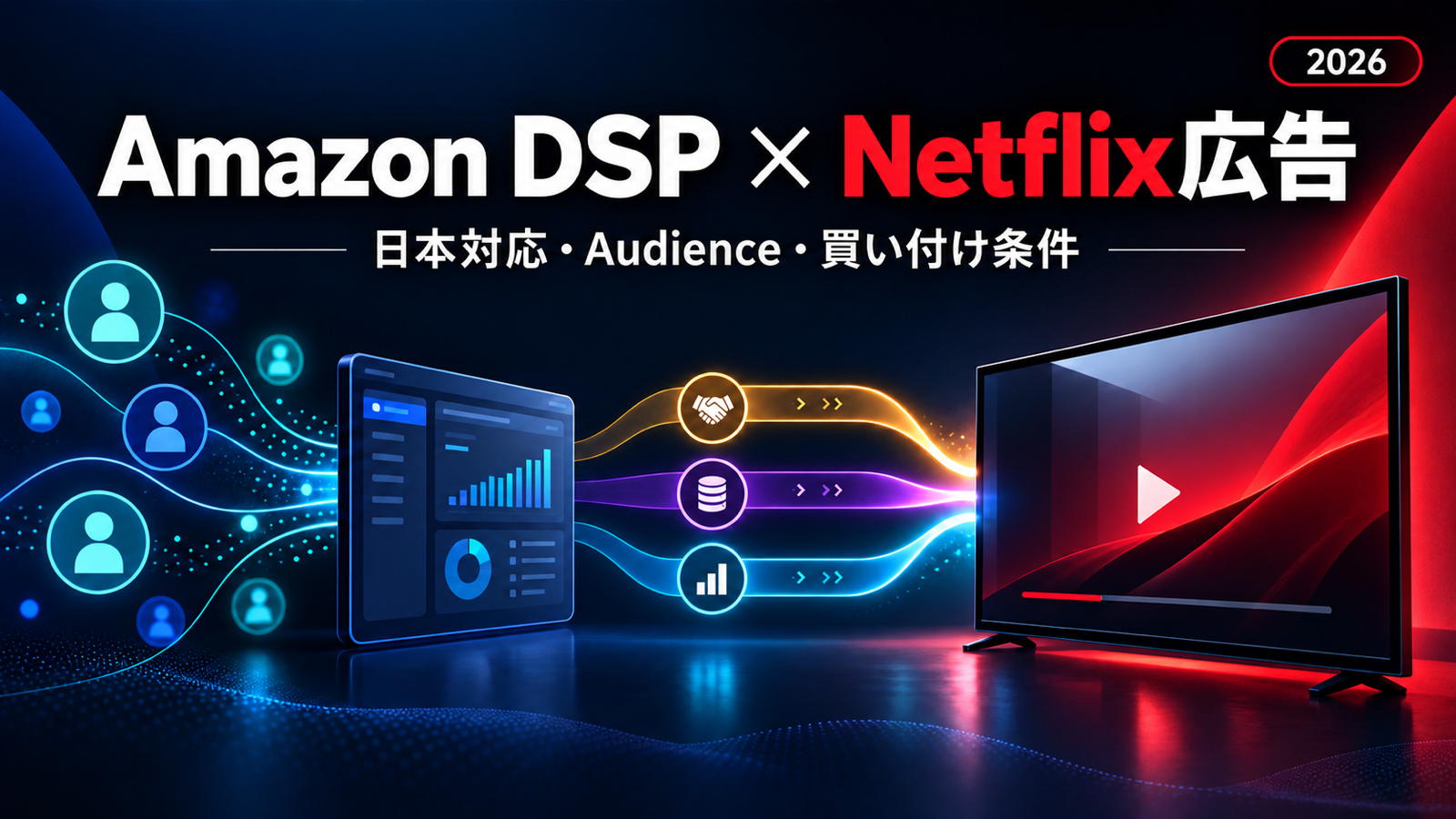 Amazon DSPでNetflix広告を配信するには？Amazon Audiences・日本対応・買い付け条件【2026年】