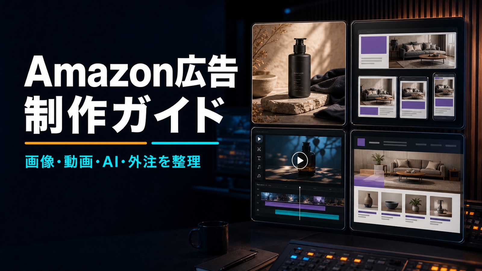 Amazon広告制作ガイド｜画像・動画・AI・制作会社の選び方【2026年】