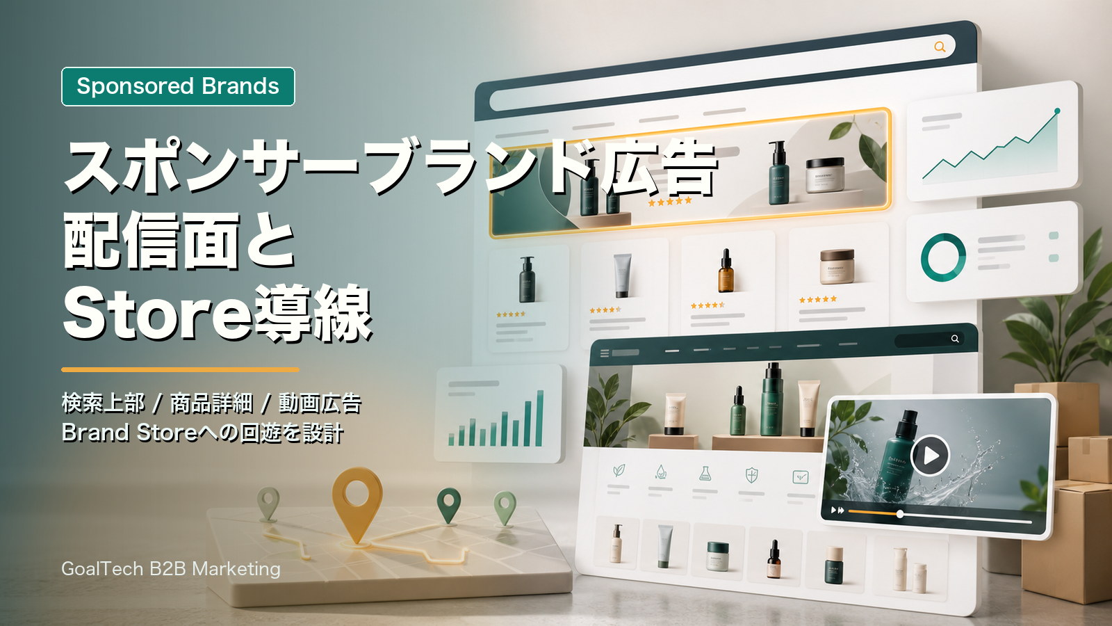 Amazonスポンサーブランド広告の配信面とは？3フォーマット・費用・Store導線【2026年版】